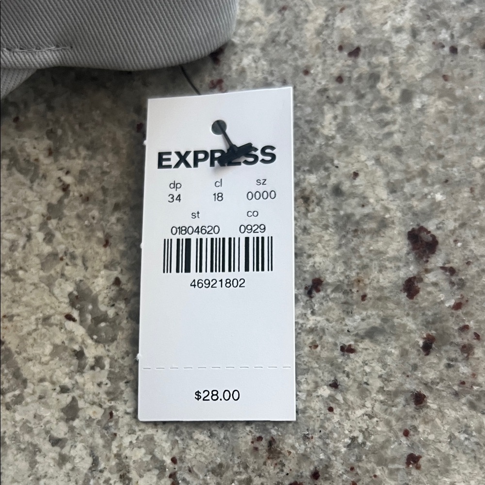Express Light Gray Men's Hat - Picture 2 of 4